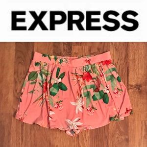 NWOT Express Tropical Skort